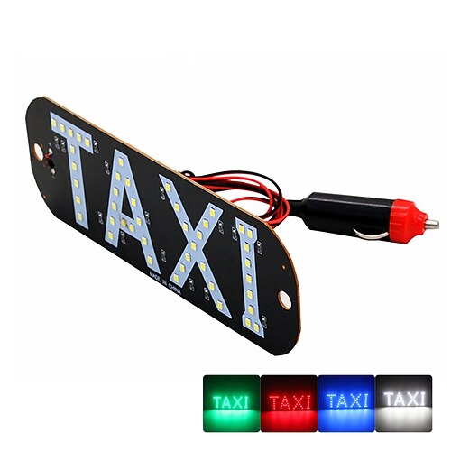 

HAUSNN LED Windscree Light Pad TAXI Style for Taxi Driver with 12V Car Charger 4 Color and 2 size Choose