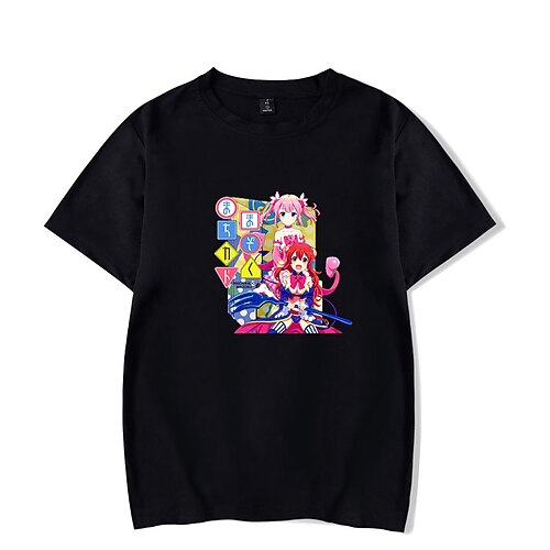 

Inspired by The Demon Girl Next Door Yoshida Yuuko T-shirt Anime 100% Polyester Anime Harajuku Graphic Kawaii T-shirt For Men's / Women's / Couple's