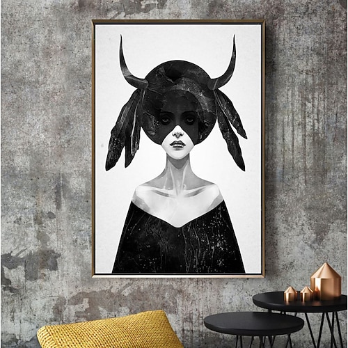 

1 Panel Wall Art Canvas Prints Painting Artwork Picture Woman Painting Home Decoration Decor Rolled Canvas No Frame Unframed Unstretched