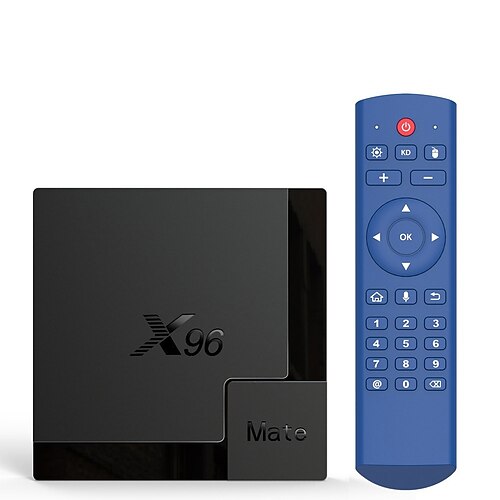 

X96 Mate Android TV Receivers AH616 Android 10 4K HDR With 3D Denoising Media Player BT 5.0 Dual WIFI 4GB 32GB 64GB Set Top Box