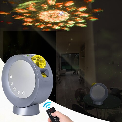 

OTOLAMPARA Car LED Star Projector Light Galaxy Lighting Moon Nebula Night Lamp for Car Ceiling Gaming Room Home Theater Bedroom or Mood Ambiance