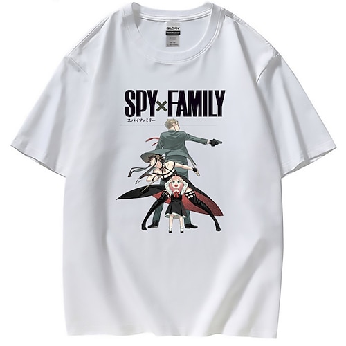 

Inspired by Spy x Family Spy Family Yor Forger Anya Forger T-shirt Cartoon Manga Anime Harajuku Graphic Kawaii T-shirt For Men's Women's Unisex Adults' Hot Stamping 100% Polyester