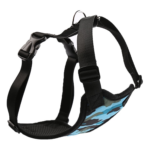 

Dog Harness Mesh Color Block Camo / Camouflage Fashion Simple Style Casual / Daily Outdoor Dog Clothes Puppy Clothes Dog Outfits Adjustable Camouflage Color Black Green Costume for Girl and Boy Dog