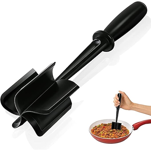 

Meat Chopper Premium Heat Resistant Masher Smasher for Hamburger Meat Ground Beef and More Nylon Non Stick Mix Chopper