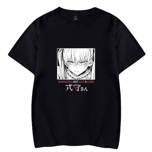 

Inspired by Shikimori's Not Just a Cutie Shikimori Micchon Cosplay Costume T-shirt 100% Polyester Pattern Harajuku Graphic Kawaii T-shirt For Men's / Women's / Couple's