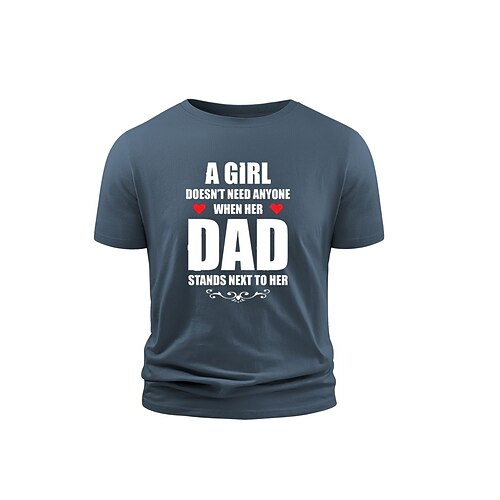 

Men's T shirt Hot Stamping Letter Round Neck Casual Daily Print Short Sleeve Tops Simple Basic Blue Black Gray