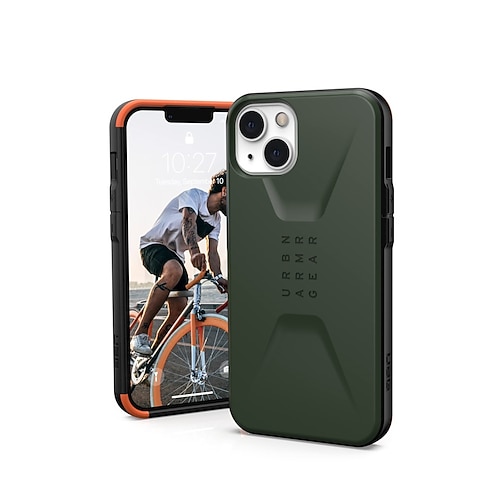 

UAG Phone Case for iPhone 13 Case Sleek Ultra-Thin Shock-Absorbent Bumper Frame Dustproof Four Corners Drop Resistance TPU Protective Cover for iPhone 13 Pro Max 12 11 SE 2022 X XR XS Max 8 7