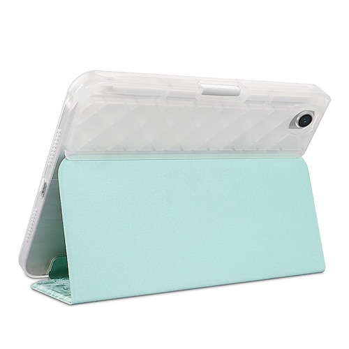 

Tablet Case Cover For Apple iPad mini 6th 2021 Pencil Holder with Stand Smart Auto Wake / Sleep Solid Colored TPU PU Leather