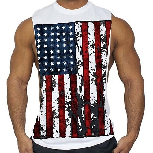 

Men's Running Tank Top Sleeveless Tee Tshirt Athletic Breathable Quick Dry Moisture Wicking Gym Workout Running Active Training Sportswear Activewear USA Black Grey White