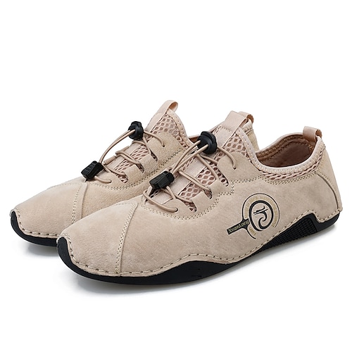 

Men's Sandals Sneakers Casual Classic British Daily Office & Career PU Booties / Ankle Boots Black Beige Gray Spring Summer