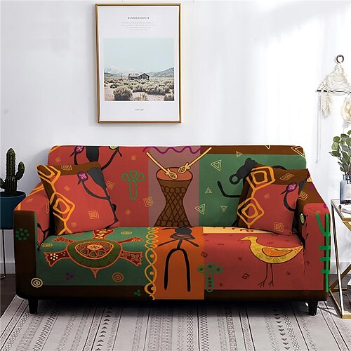 

Stretch Sofa Cover Slipcover Elastic Sectional Couch Armchair Loveseat 4 Or 3 Seater L Shape Soft Durable Washable