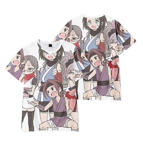 

Inspired by In the Heart of Kunoichi Tsubaki Tsubaki Cosplay Costume T-shirt 100% Polyester Pattern Harajuku Graphic Kawaii T-shirt For Men's / Women's / Couple's