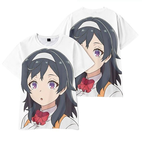 

Inspired by The Executioner and Her Way of Life Menou Tokitou Akari T-shirt Anime 100% Polyester Anime Harajuku Graphic Kawaii T-shirt For Men's / Women's / Couple's