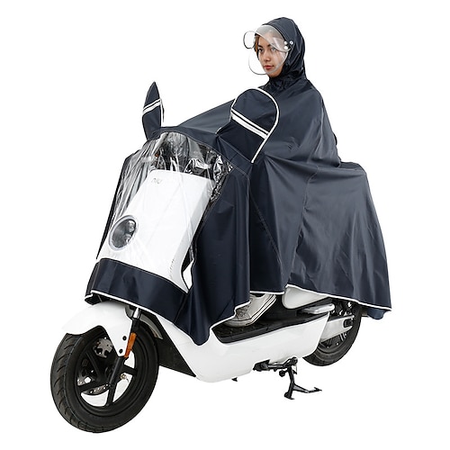 

Unisex Adult Poncho Waterproof Rain Poncho Outdoors Bike Ebike Motorcycle Scooter Cycling Jacket Raincoat Cape Rain Cover