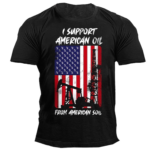 

Men's Unisex T shirt Tee 3D Print Graphic Prints National Flag Crew Neck Street Daily Print Short Sleeve Tops Casual Designer Big and Tall Sports Black Gray Army Green