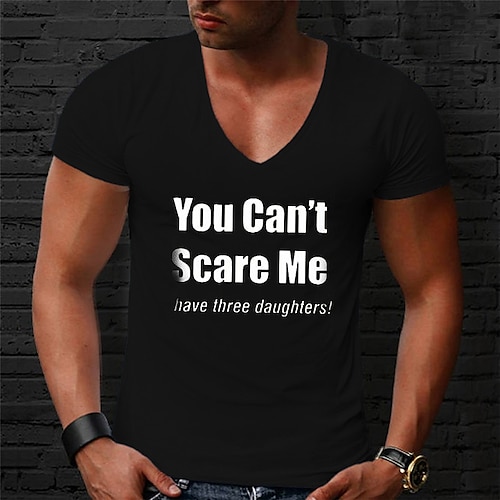 

Men's Unisex T shirt Hot Stamping Graphic Prints Letter V Neck Street Daily Print Short Sleeve Tops Casual Designer Big and Tall Sports Blue White Black