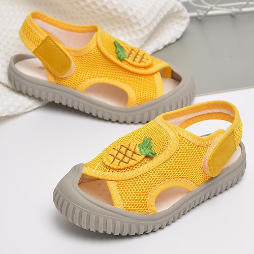 

Boys Girls' Sandals Sports & Outdoors Comfort School Shoes Beach Breathable Mesh Breathability Sporty Look Little Kids(4-7ys) Toddler(2-4ys) Casual Daily Running Shoes LeisureSports Yellow Spring