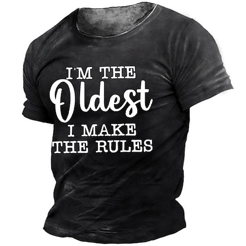 

Men's Unisex T shirt 3D Print Graphic Prints Letter Crew Neck Street Daily Print Short Sleeve Tops Casual Designer Big and Tall Sports Black Army Green Dark Gray