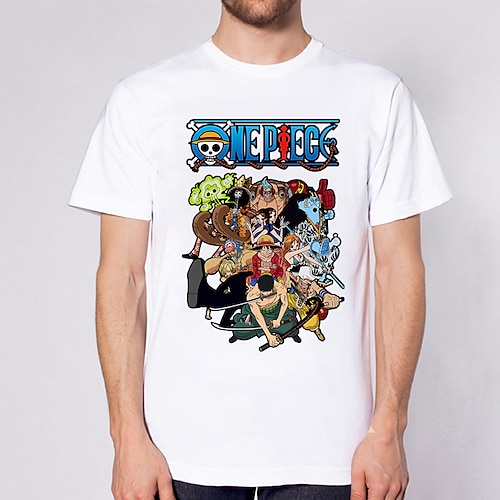 

Inspired by One Piece Monkey D. Luffy Roronoa Zoro T-shirt Anime 100% Polyester Anime Harajuku Graphic Kawaii T-shirt For Men's / Women's / Couple's