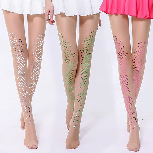 

1 Pair Women's Socks Shine Leg Shaping Sexy Spandex EU36-EU46