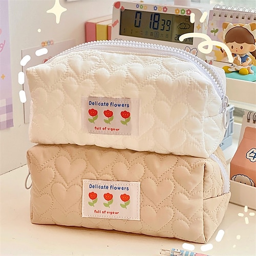 

PencilCasePenPouchMarkerBag Cartoon Cute Creative Plastics Plush Fabric for School Student Kids