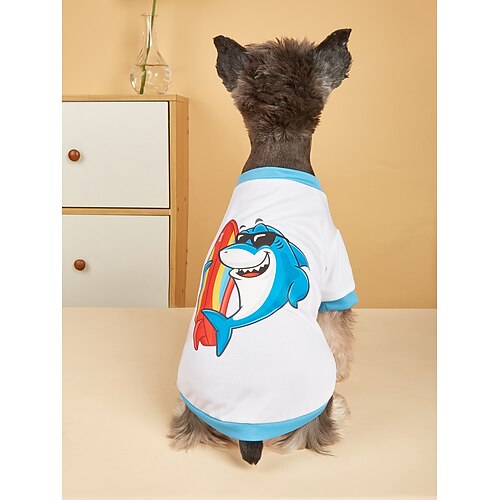 

Dog Cat Shirt / T-Shirt Pineapple Summer Holiday Casual Daily Casual / Daily Dog Clothes Puppy Clothes Dog Outfits Soft White Black Blue Costume for Girl and Boy Dog Polyster XS S M L XL XXL