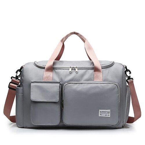 

Per donna Massima capacità Impermeabile Sport Tessuto Oxford Borsa da viaggio Cerniera Geometrica Giornaliero Esterno Verde Nero Grigio Viola