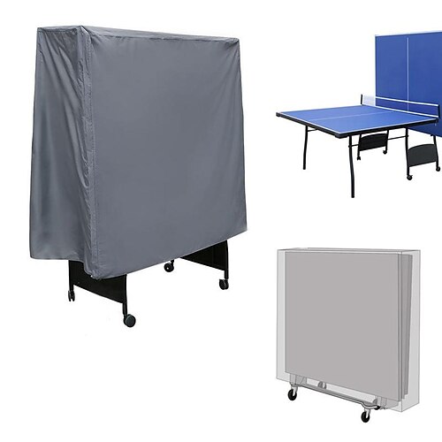 

Indoor And Outdoor Table Tennis Table Cover Table Tennis Table Waterproof Cover Household Dust Cover Gray 15252144