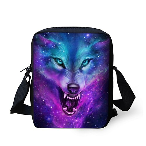 

Unisex Sling Bags Mobile Phone Bag 3D Print Crossbody Bag Oxford Cloth Zipper 3D Daily Holiday Black