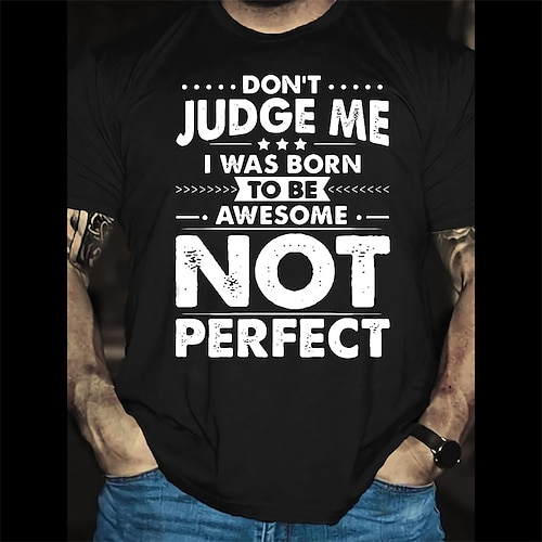 

Men's T shirt Tee Hot Stamping Graphic Letter Crew Neck Casual Daily Print Short Sleeve Tops Fashion Vintage Designer Big and Tall Black blackblack