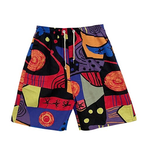 

Men's Swim Trunks Swim Shorts Quick Dry Lightweight Board Shorts Bathing Suit with Pockets Drawstring Swimming Surfing Beach Water Sports Printed Summer / Stretchy