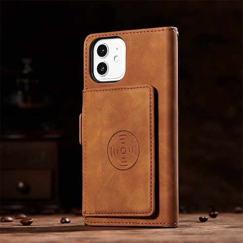 

Phone Case For Apple Wallet Card iPhone 13 Pro Max 12 11 SE 2022 X XR XS Max 8 7 Wallet Zipper with Wrist Strap Solid Colored PU Leather