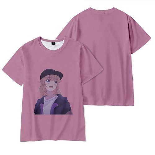 

Inspired by Ya Boy Kongming! Tsukimi Eiko Zhuge Kongming T-shirt Anime 100% Polyester Anime Harajuku Graphic Kawaii T-shirt For Men's / Women's / Couple's
