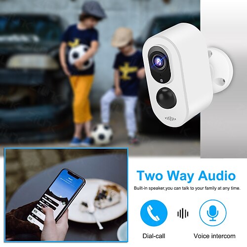 

IP Camera 3MP Box WIFI Night Vision Alarm detection Indoor Apartment Support