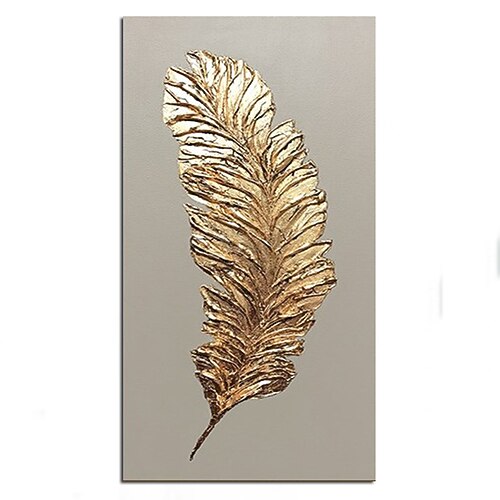 

Handmade Hand Painted Oil Painting Wall Art Modern Abstract Golden Leather Landscape Home Decoration Decor Rolled Canvas No Frame Unstretched