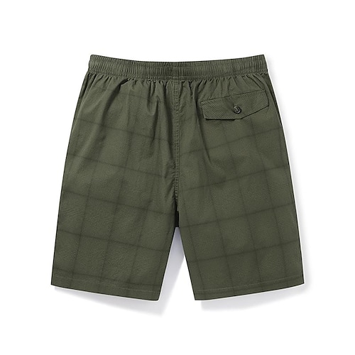 

Men's Swim Trunks Swim Shorts Quick Dry Lightweight Board Shorts Bathing Suit with Pockets Drawstring Plaid Summer