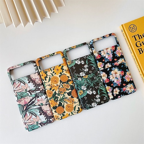 

telefon Etui Til Samsung Galaxy Flip Case Z Flip 3 Flipp Støvtett Støtsikker Blomsternål i krystall PC