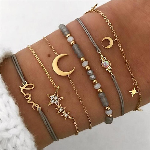 

Women's Bracelets Chic & Modern Street Moon Bracelets & Bangles