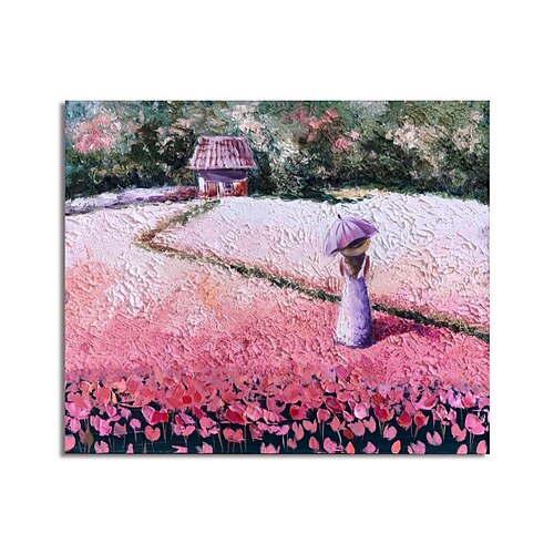 

Oil Painting Handmade Hand Painted Wall Art Abstract Landscape Canvas Painting Home Decoration Decor Stretched Frame Ready to Hang