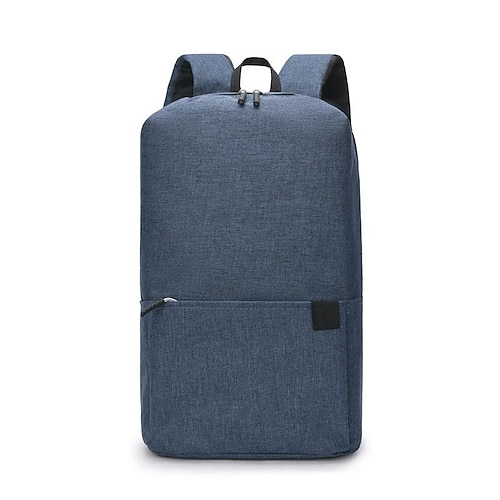 

Women's Kid's Unisex Backpack Oxford Cloth Nylon Zipper Solid Color Daily Going out Office & Career Lake blue Green Black Blue