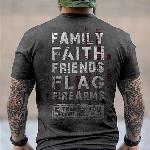 

Homens Unisexo Camiseta Letra Estampas Abstratas Nós as pessoas Gola Redonda Verde Tropa Cinzento Escuro Azul Marinha Preto Impressão 3D Ao ar livre Rua Manga Curta Imprimir Roupa Esportes Designer
