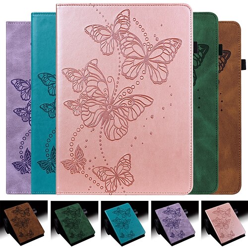 

Tablet Case Cover For Lenovo Tab P11 / Plus Tab M10 HD M10 FHD Plus Tab M8 (FHD / HD) Card Holder with Stand Flip Butterfly TPU PU Leather