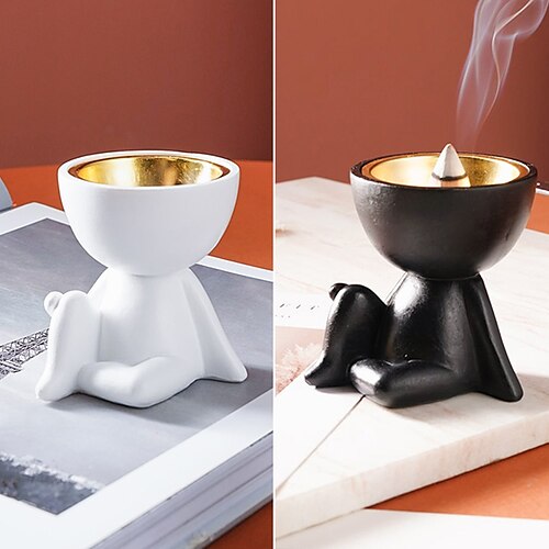 

Small Buddy European Style Resin Candle 1pc Candle Holders
