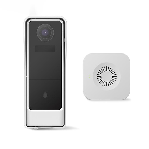 

WDB-B19/Tuya Smart Life 1080P HD Wireless Smart Video Doorbell Camera Full HD PIR Motion Detection Outdoor Mini Video Intercom Two Way Audio Built-in Battery Real-time Home Security Night Vision