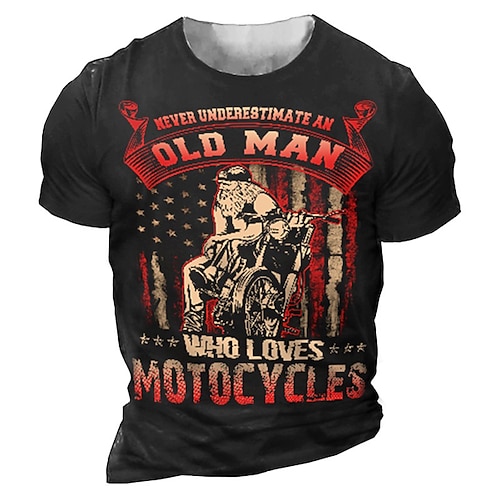 

Men's T shirt Tee 3D Print Graphic Human Letter Crew Neck Casual Daily Print Short Sleeve Tops Fashion Vintage Designer Big and Tall Black Blue Gray