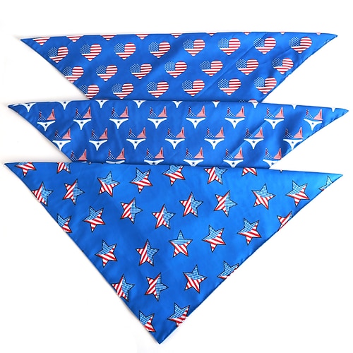 

Dog Cat Dog Scarf Plaid Flag Fashion Leisure Sports Casual / Daily Dog Clothes Puppy Clothes Dog Outfits Soft Dark Blue Costume for Girl and Boy Dog Cloth L