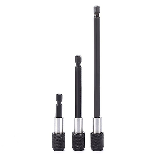 

1/4 Inch Hex Shank Automatic lock Screwdriver Bit Extension Rod Quick Release Magnetic Lengthen Batch Head Rod 60mm 100mm 150mm