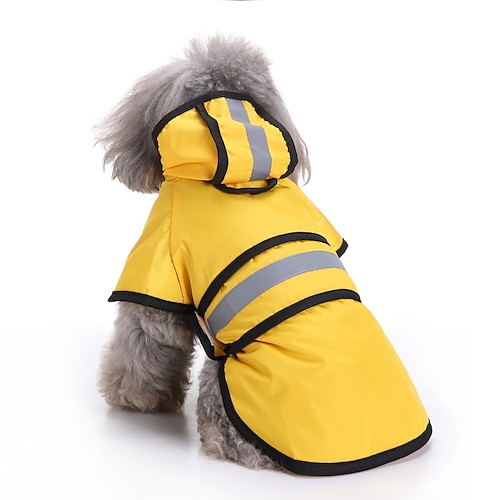 

Hot-selling Dog Raincoat Large Dog Golden Fur Big Dog Pet Raincoat Reflective Dog Coat Raincoat Poncho