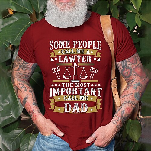 

Men's T shirt Tee Hot Stamping Graphic Letter Crew Neck Casual Daily Print Short Sleeve Tops Fashion Vintage Designer Big and Tall Black Gray Red