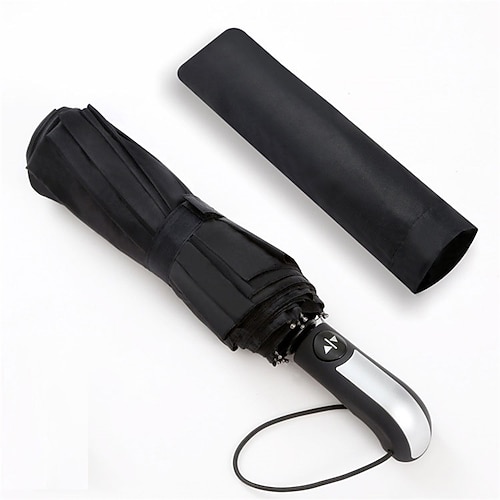 

Travel Umbrella Windproof 10 RIBS Auto Open Close Collapsible Folding Small Compact Umbrella for Rain